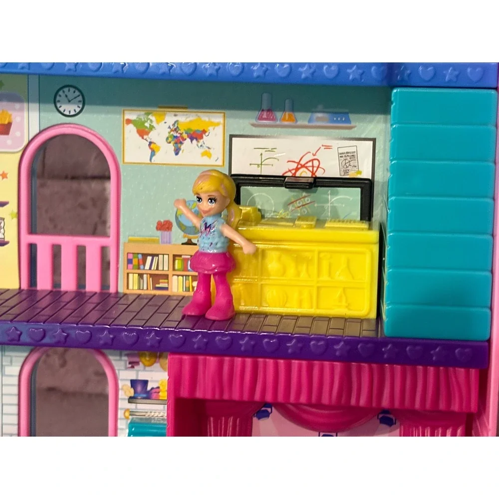 Polly Pocket Pollyville Mighty Middle School Figure Play Set Only Mattel 2020